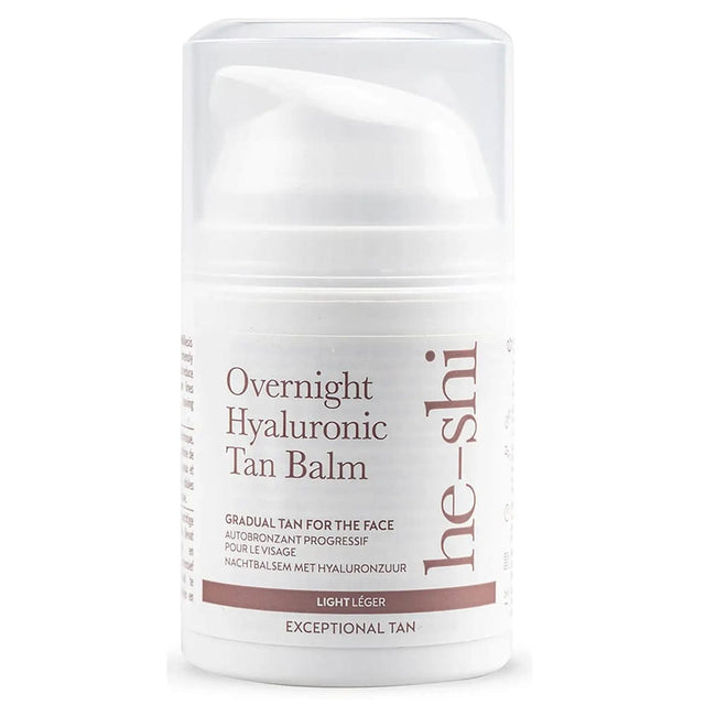 He-Shi Face Tan He-Shi  Overnight Hyaluronic Tan Balm 50ml Meaghers Pharmacy