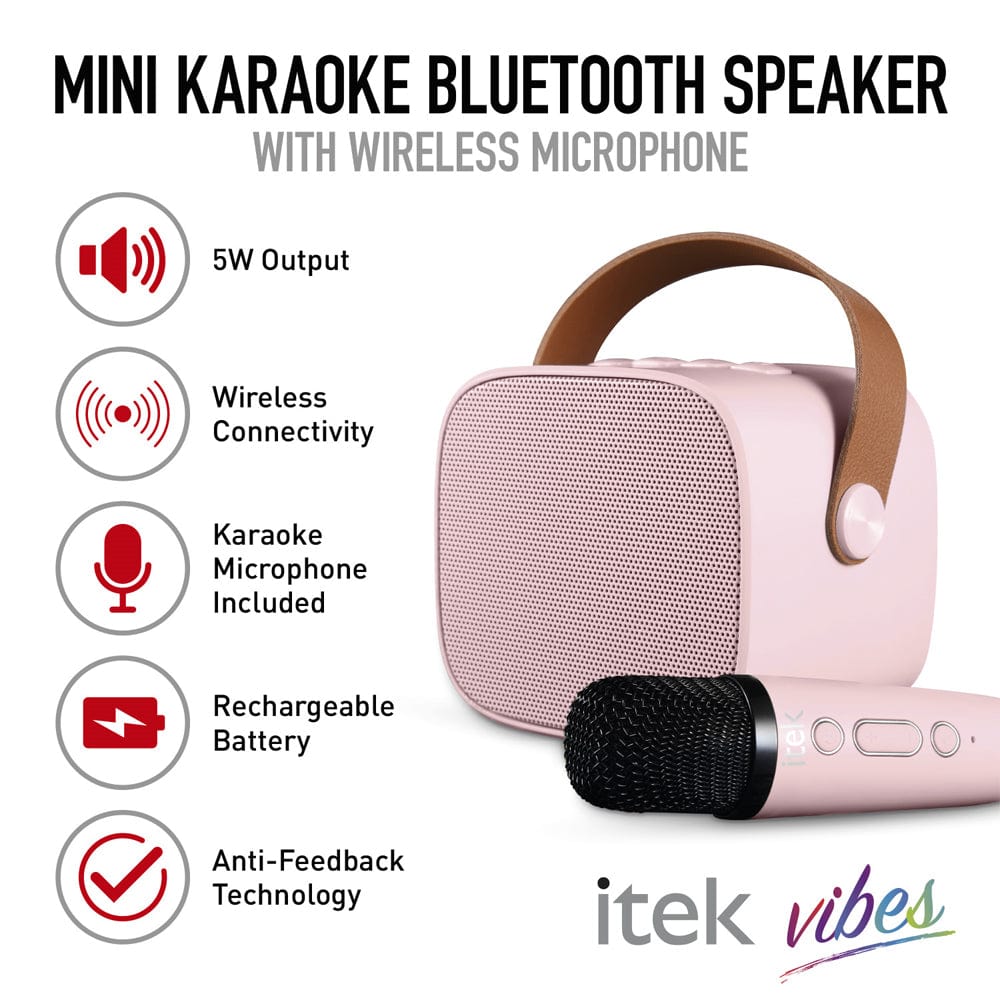 Carmen speaker iTek 5W Bluetooth Speaker with Wireless Microphone