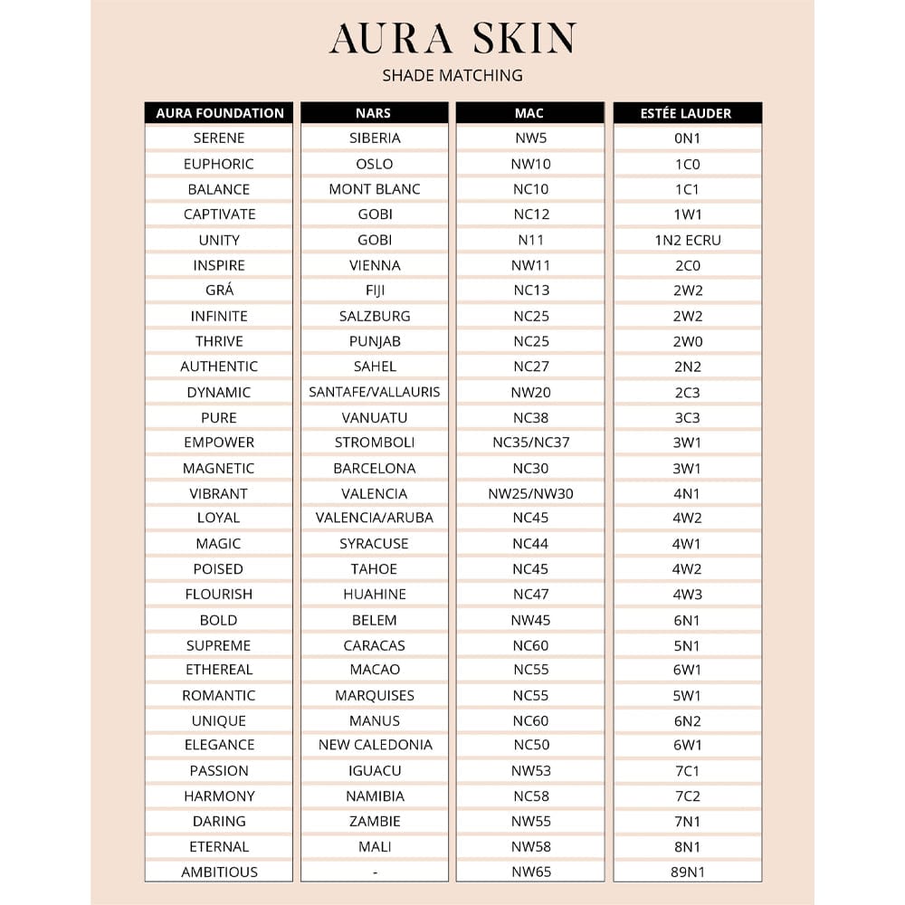 Kash Beauty Foundation Kash Beauty Aura Skin Radiant Foundation