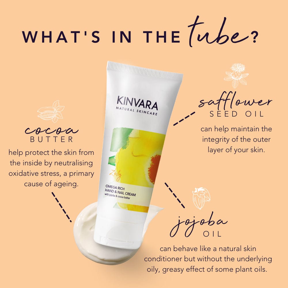 Kinvara Skincare Hand Cream Kinvara Omega Rich Hand & Nail Cream 60ml