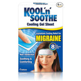 Kool N Soothe Migraine Gel Sheets Kool N Smoothe Migraine Relief Gel Sheets