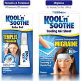 Kool N Soothe Migraine Gel Sheets Kool N Smoothe Migraine Relief Gel Sheets