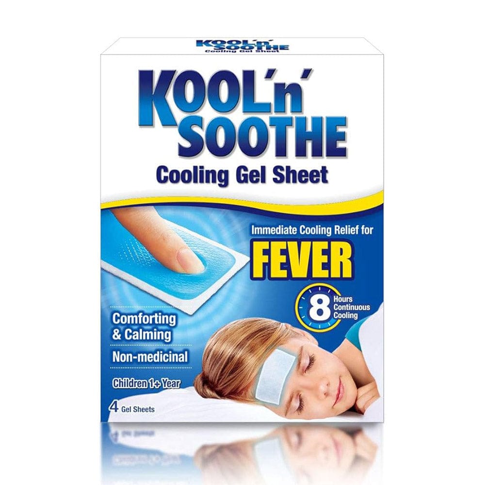 Kool N Soothe Fever Gel Sheets Kool N Soothe Childrens Fever Cooling Gel Sheets