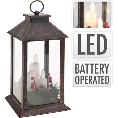 Koopman Lantern Koopman 3X LED Candle Lantern