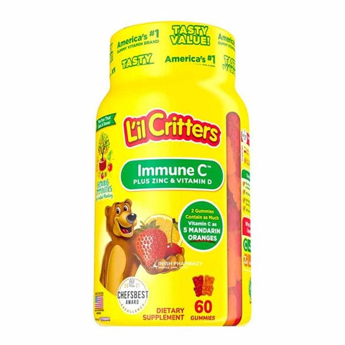 L'il Critters Vitamins & Supplements 60 Gummies L'il Critters Immune C Multivitamin