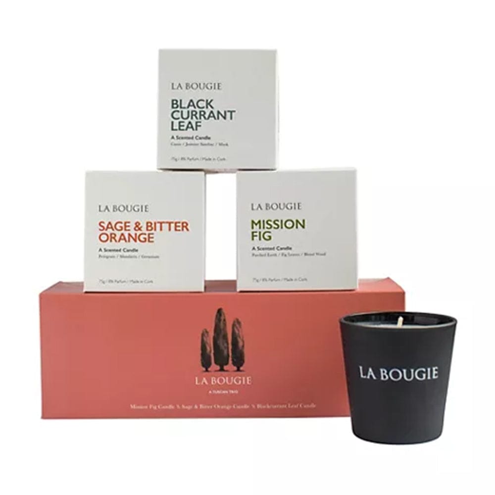 La Bougie Gift Set La Bougie Tuscan Trio Candle Gift Set