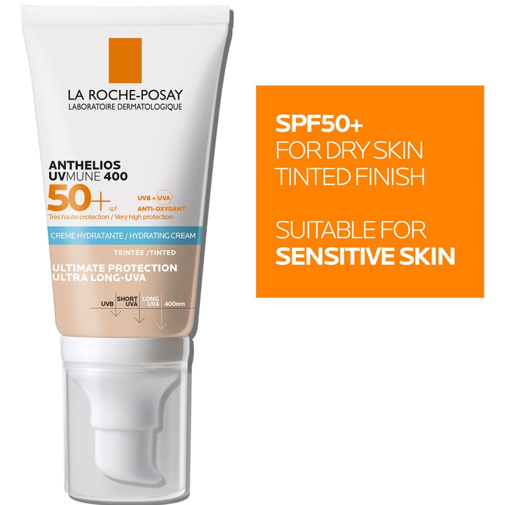 La Roche-Posay Sun Protection La Roche-Posay Anthelios UVMune 400 Hydrating Suncream Tinted SPF50 50ml