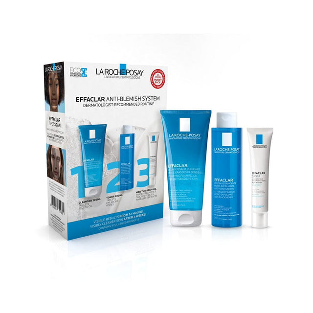 La Roche-Posay Skincare Set La Roche-Posay Effaclar 3-Step Anti Blemish System