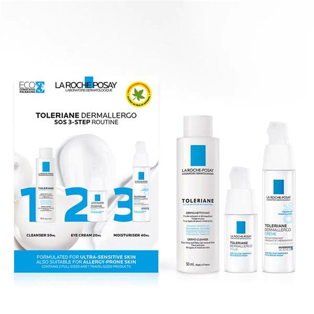 La Roche-Posay Skincare Set La Roche-Posay Toleriane Dermallergo SOS 3-Step Routine