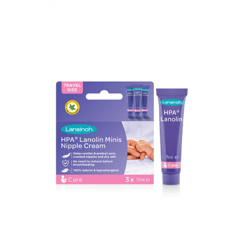 Lansinoh Nipple Cream Lansinoh HPA Lanolin Minis Nipple Cream 3x7ml