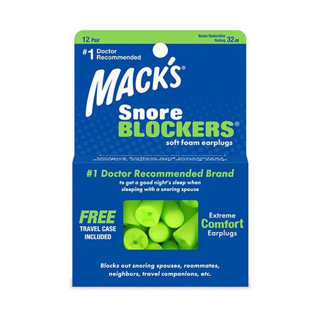 Macks Earplugs Mack's Snore Blockers Soft Foam Earplugs