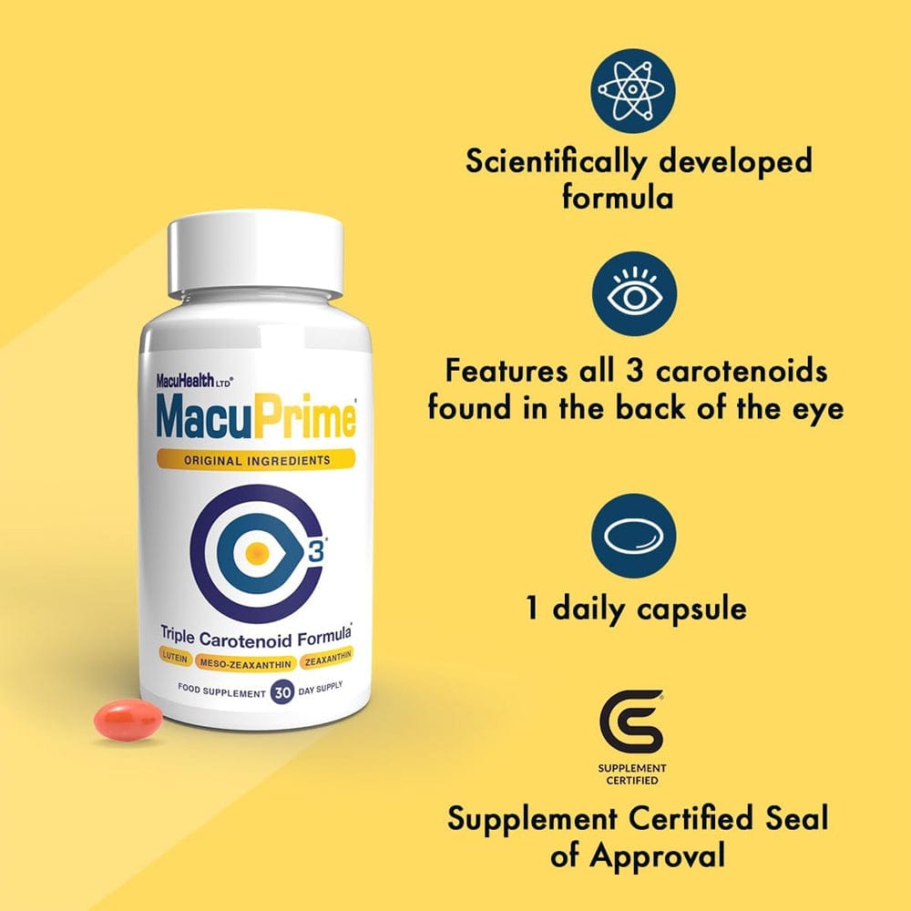 Macuprime Vitamins & Supplements MacuPrime Original 90 Capsules