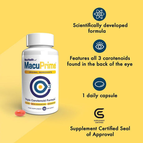 Macuprime Vitamins & Supplements MacuPrime Original 90 Capsules