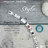 Magnetic Mobility Bracelet Magnetic Mobility Health Element Bracelet Meadowsweet Moon 21cm