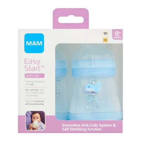 MAM Baby Bottles MAM Easy Start Anti Colic 0+ Months Twin Pack