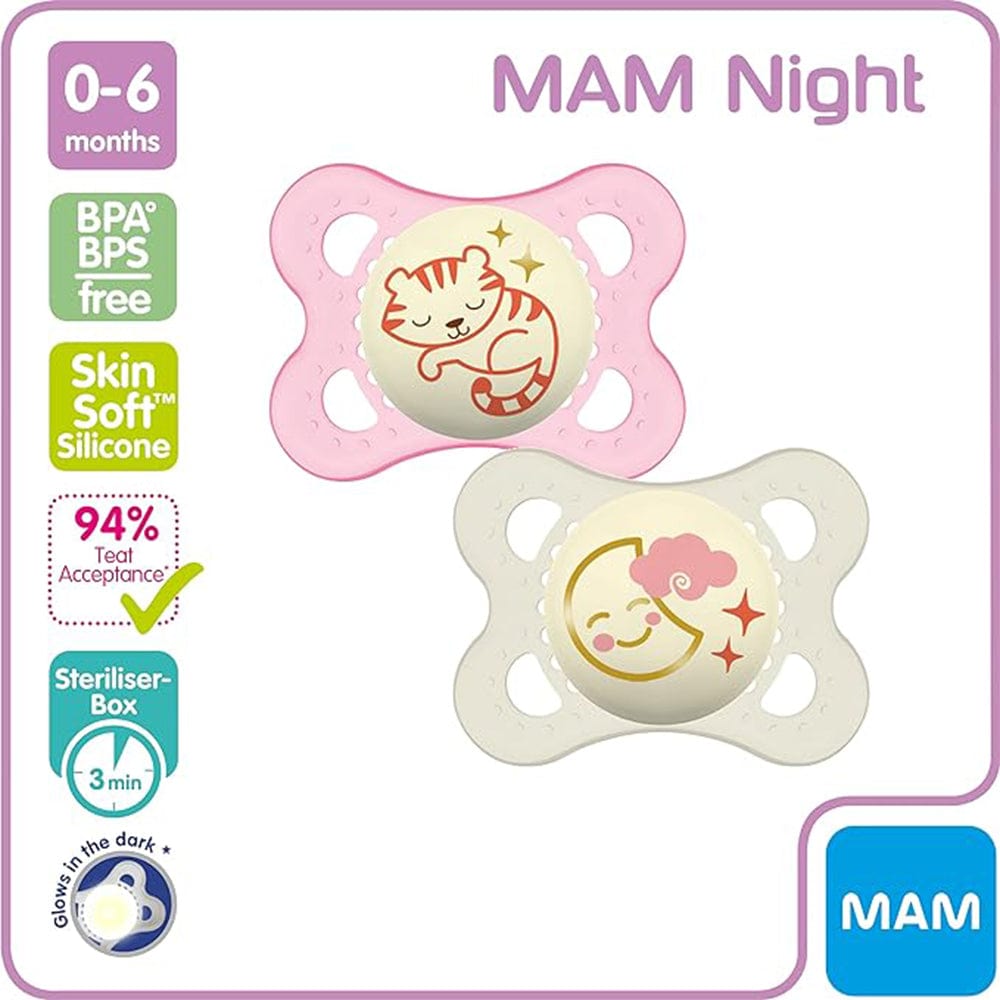 Mam Sleep Soother Mam Original Night 0m+ Soothers