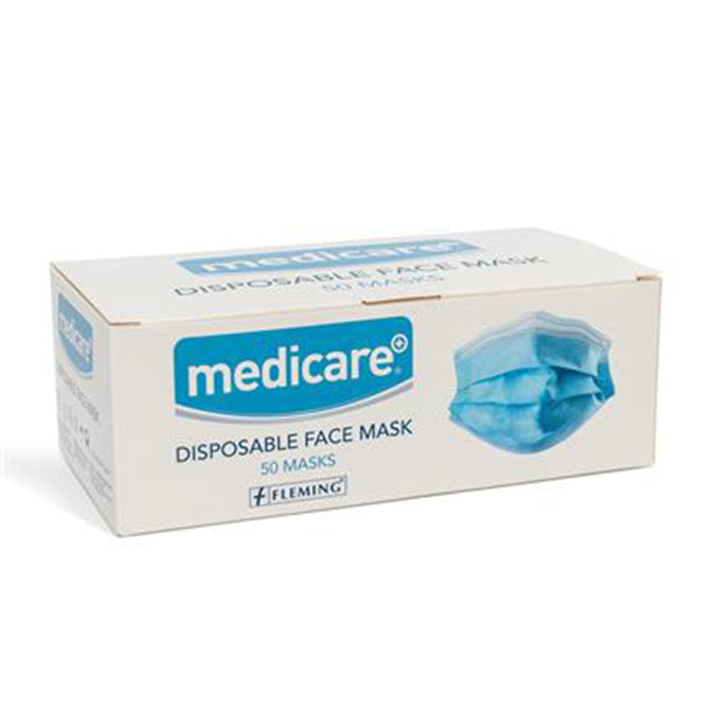 Medicare Face Mask Medicare Disposable 3ply Face Mask 50 Pack