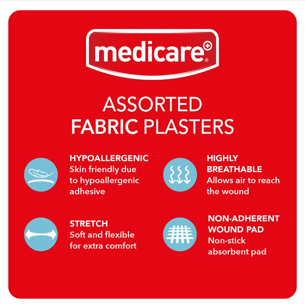 Medicare plasters Medicare Fabric Assorted Plasters 30 Pack