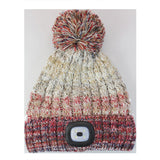 Brandwell Hat Red Men's Chunky Knit LED Torch Hat