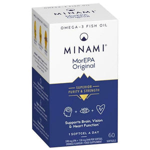 You added <b><u>Minami MorEPA Original Omega-3 Fish Oils 60 Softgels</u></b> to your cart.