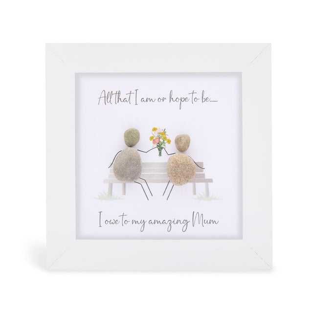 La De Da Living Frame Mum Mini Framed Pebble Picture