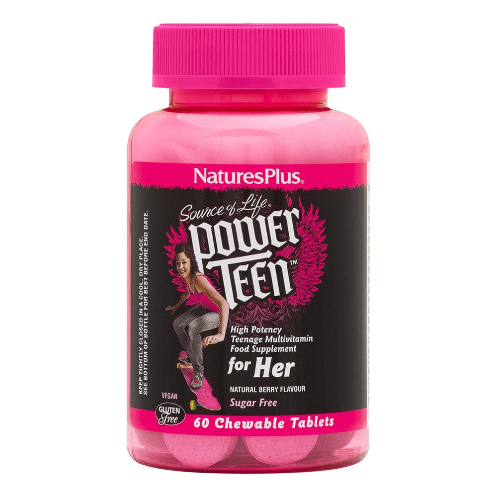 Nature'S Plus Vitamins & Supplements Natures Plus Power Teen For Her 60 Chewable Tablets