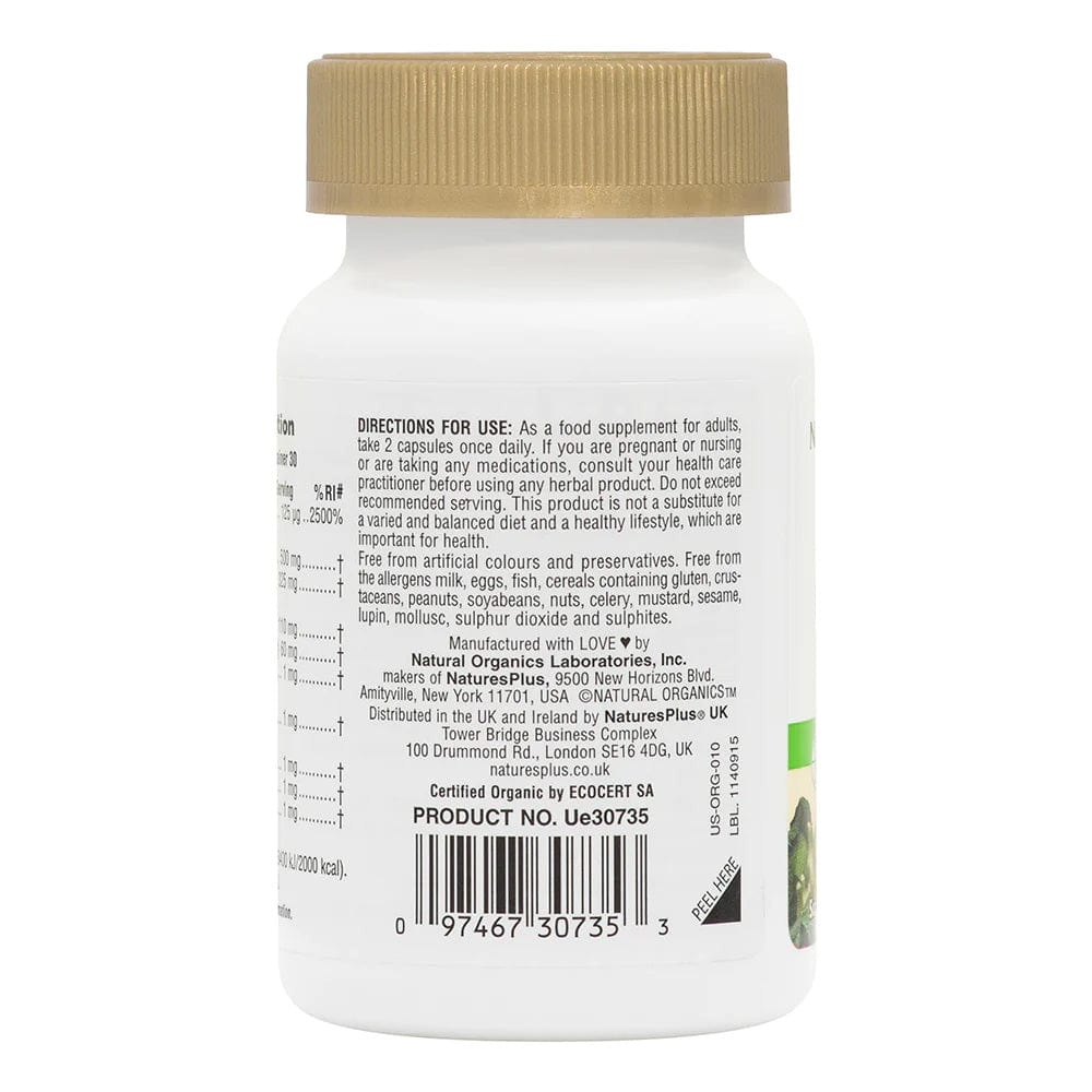 Nature'S Plus Food Supplement Natures Plus Source Of Life Garden Organice Vitamin D3 2500IU