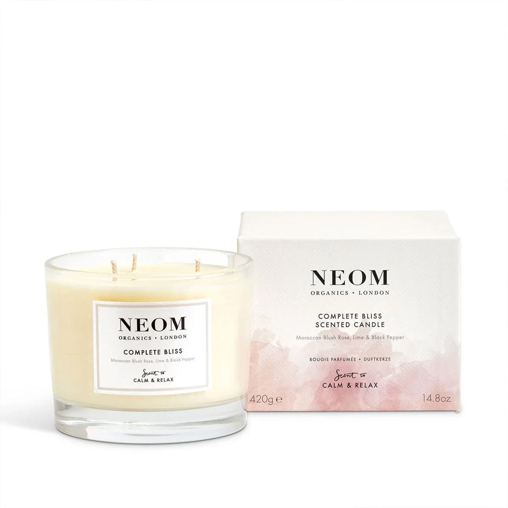 NEOM Candle 3 Wick NEOM Wellbeing Complete Bliss Scented Candle