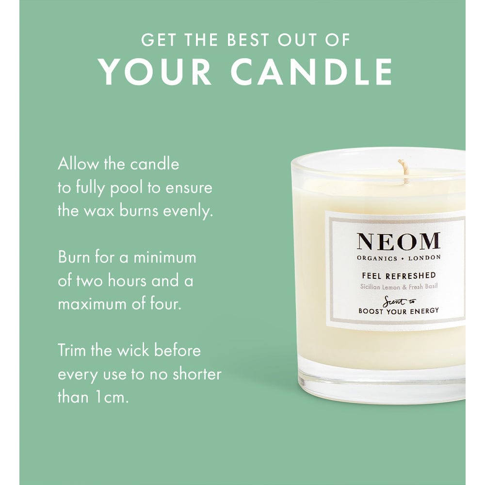 NEOM Candle NEOM Wellbeing Feel Refreshed Scented Candle 1 Wick