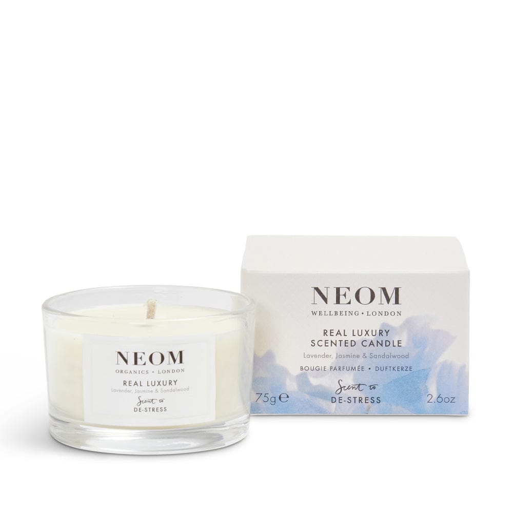 NEOM Candle Real Luxury Scented Travel Candle 75g NEOM Wellbeing Real Luxury Scented Candle 1 Wick