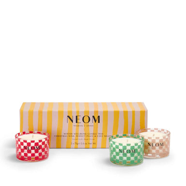 NEOM Candle Set NEOM Winter Wellbeing Candle Trio