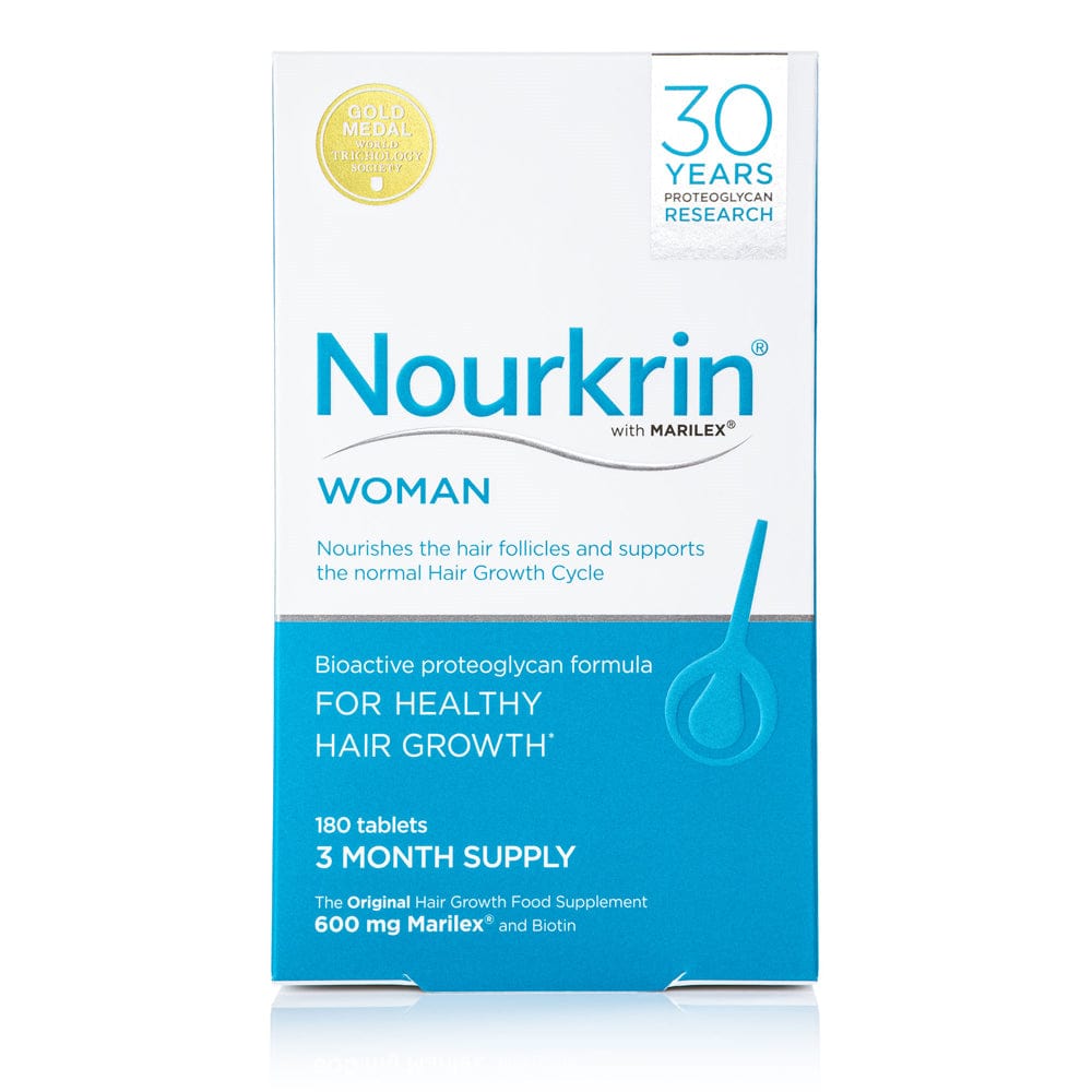 Nourkrin Hair Loss Supplement Nourkrin Woman Hair Nutrition 3 Month Supply 180 Tablets