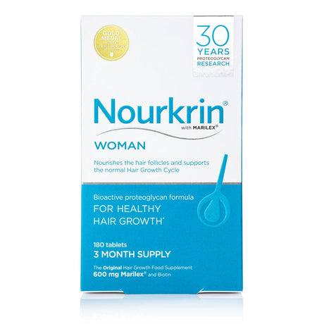 Nourkrin Hair Loss Supplement Nourkrin Woman Hair Nutrition 3 Month Supply 180 Tablets