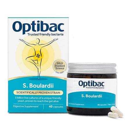 Optibac Vitamins & Supplements Optibac Probiotics Saccharomyces Boulardii Capsules