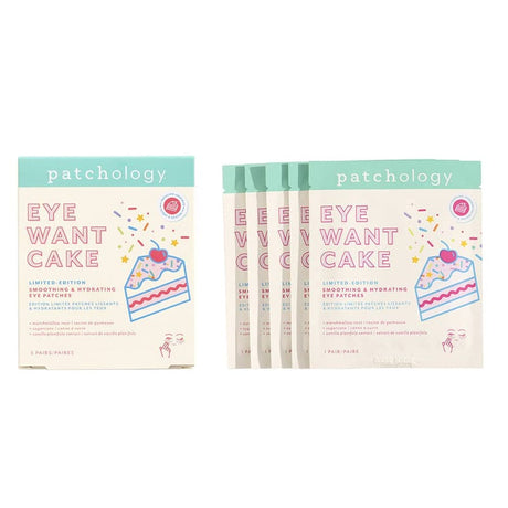 Patchology Eye Patches 5 Pairs Patchology Eye Want Cake Smoothing & Hydrating Eye Patches