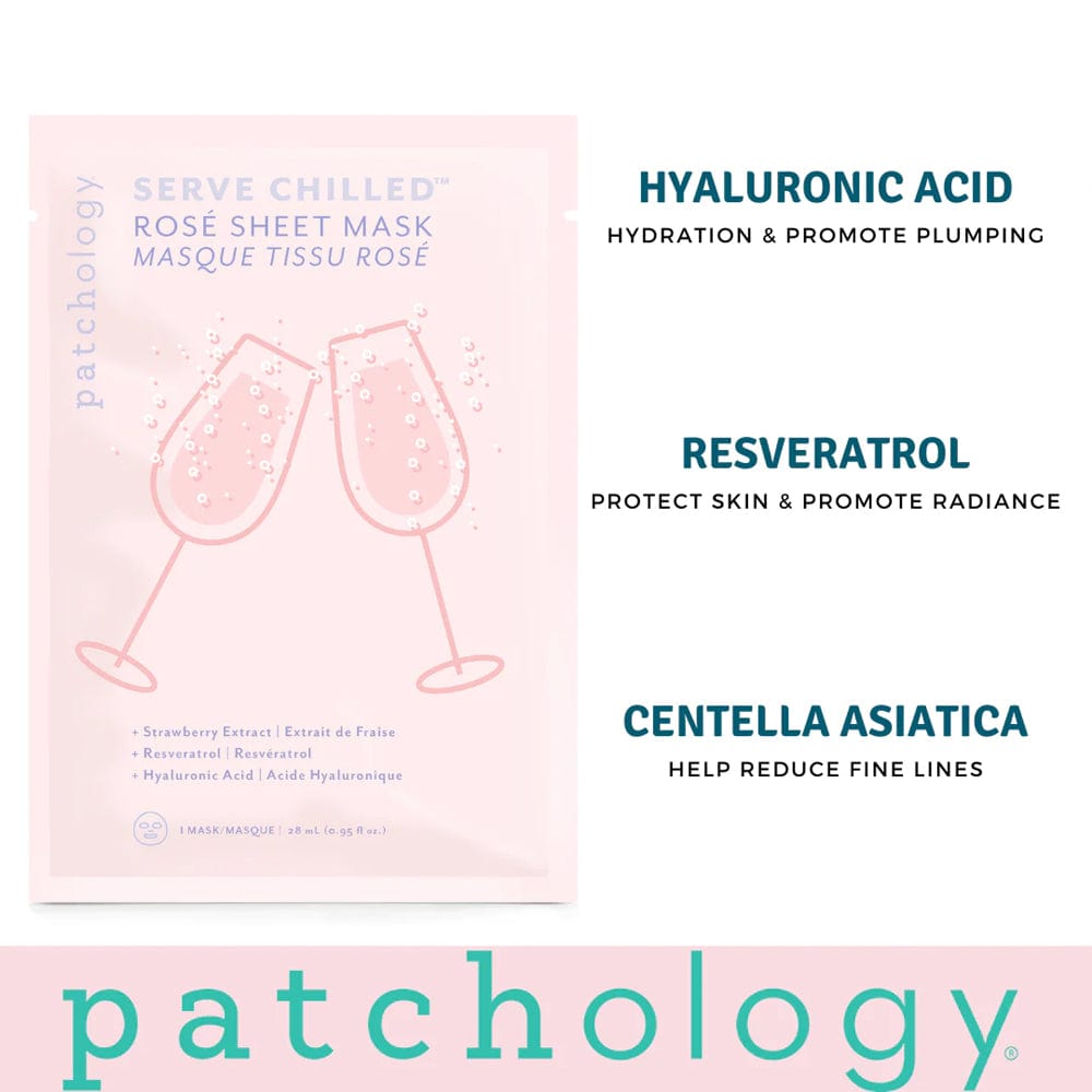 Patchology Face Mask Patchology Serve Chilled Rosé Sheet Mask 2 Pack