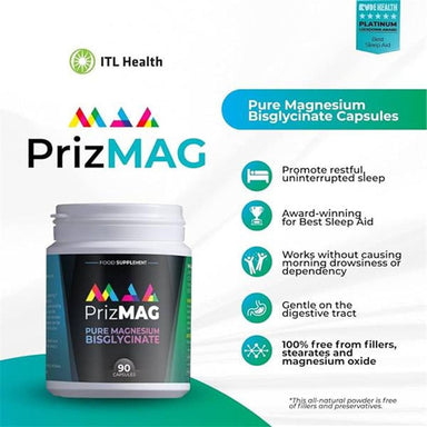 Prizmag Vitamins & Supplements PrizMAG Magnesium Bisglycinate 90 Capsules