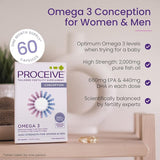 Proceive Vitamins & Supplements Proceive Conception Omega 3 60 Capsules