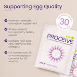 Proceive Vitamins & Supplements Proceive Max Women - Fertility Supplement 30