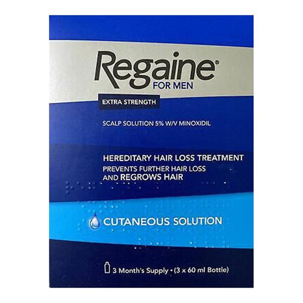 Meaghers Pharmacy Hair Loss Treatment 3 Month Supply Regaine Extra Strength Solution For Men and Women