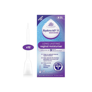 You added <b><u>Replens MD RX Long Lasting Vaginal Moisturiser 12 Applicators</u></b> to your cart.