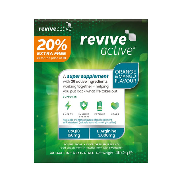 Revive Active Vitamins & Supplements Orange & Mango Revive Active Health Food Supplement 20% Extra Free