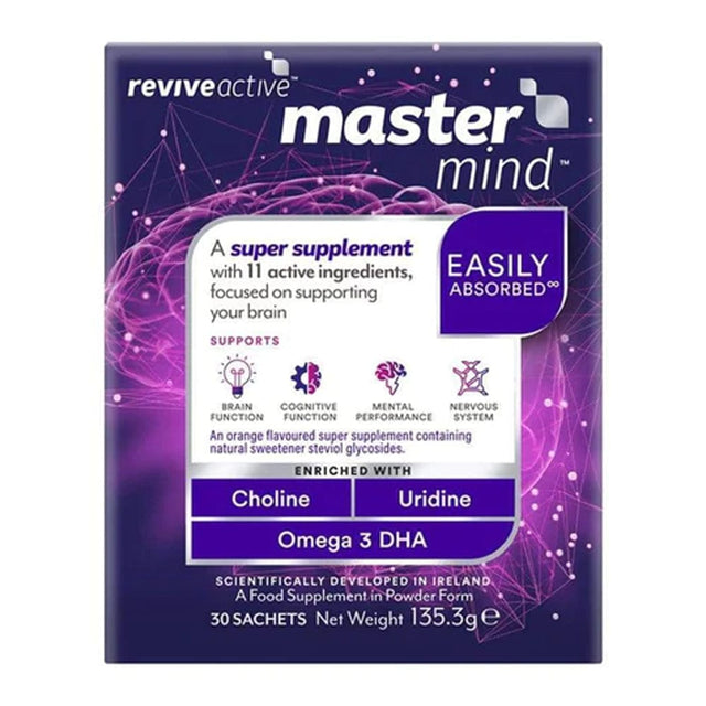 Revive Active Mastermind 30 Sachets Meaghers Pharmacy