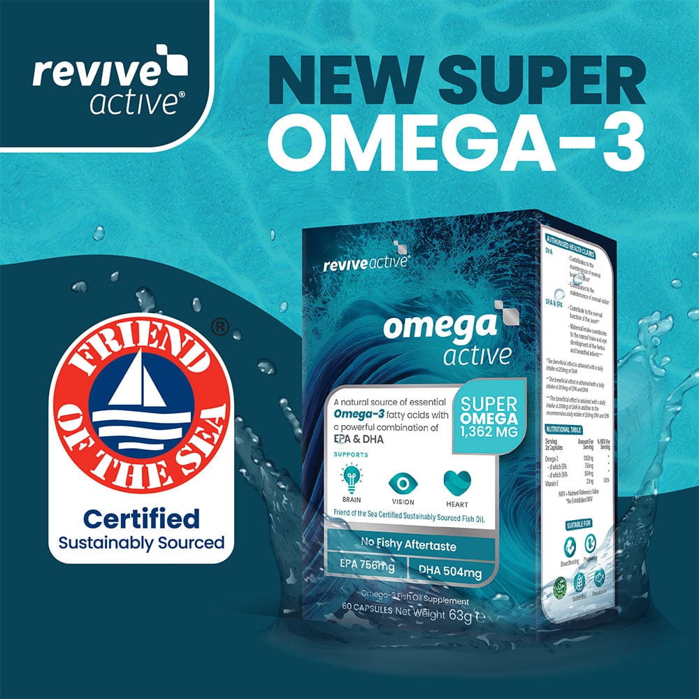 Revive Active Vitamins & Supplements Revive Active Omega Active 60 Capsules Meaghers Pharmacy