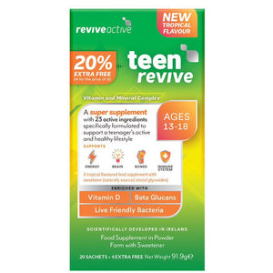 You added <b><u>Revive Active Teen 20% Extra Free</u></b> to your cart.