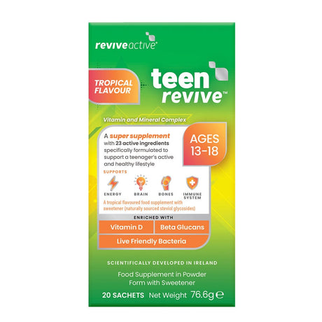 Revive Active Vitamins & Supplements Revive Active Teen Tropical 20 Sachets