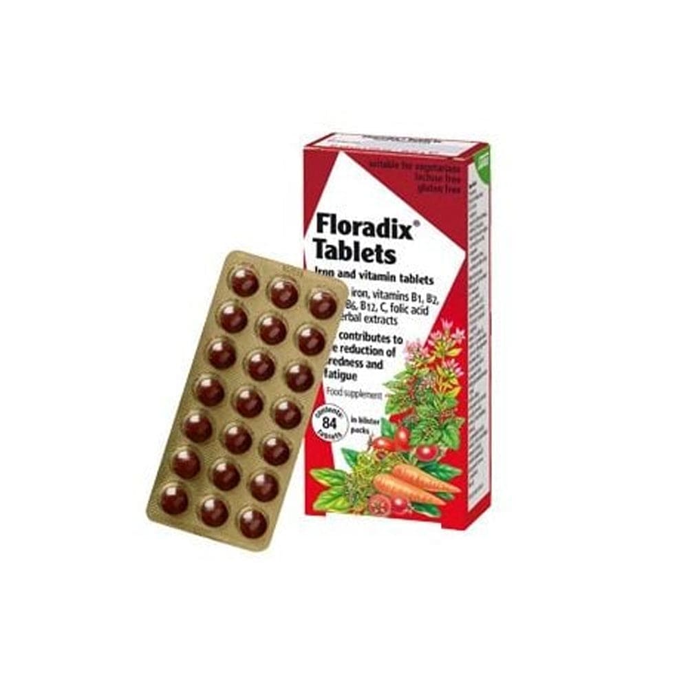 Floradix Vitamins & Supplements Salus Haus Floradix Tablets 84 Tablets