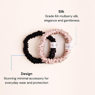 SEA+SOLU scrunchies SEA+SOLU Silk Scrunchies 3 Pack