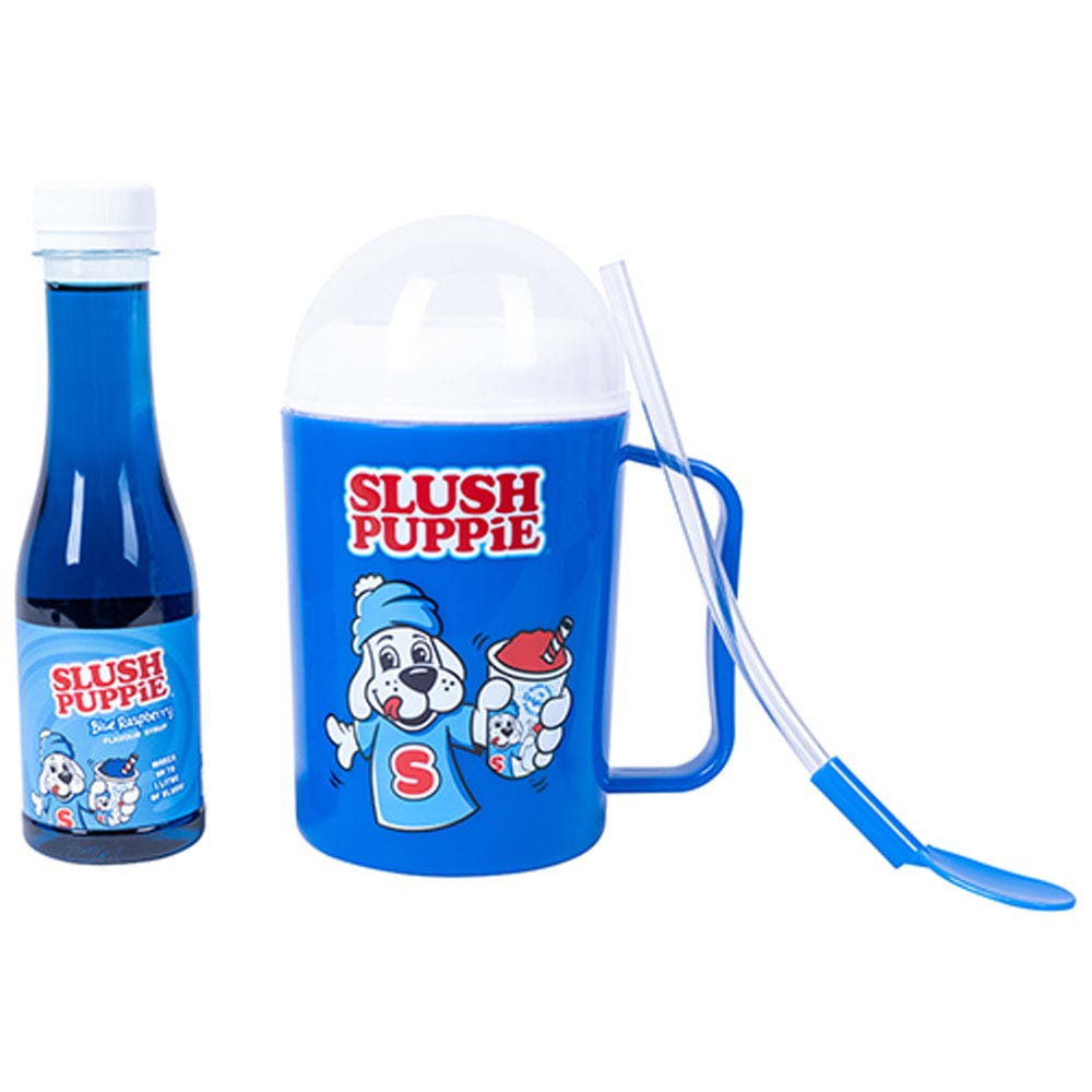 Fizz Creations slushie Blue Raspberry Slush Puppy Making Cup & Straw Set