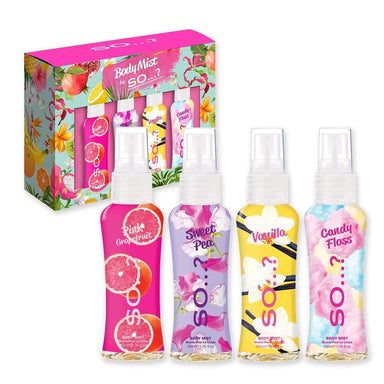 Miss so...? Gift Set So..? 4 Piece Body Mist Set